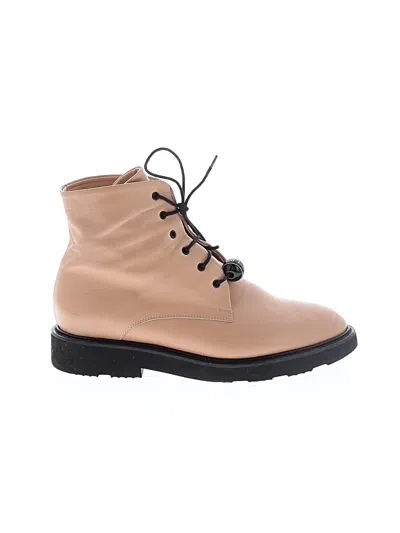 Pre-owned Dear Frances Ankle Boots In Tan