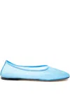 Dear Frances Balla Mesh Ballet Flats In Blue