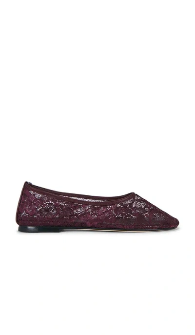 Dear Frances Balla Lace Shoe In Burgundy