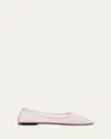 Dear Frances Balla Mesh Ballerina Flats In Pink
