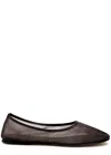 Dear Frances Brown Balla Mesh Ballerina Flats