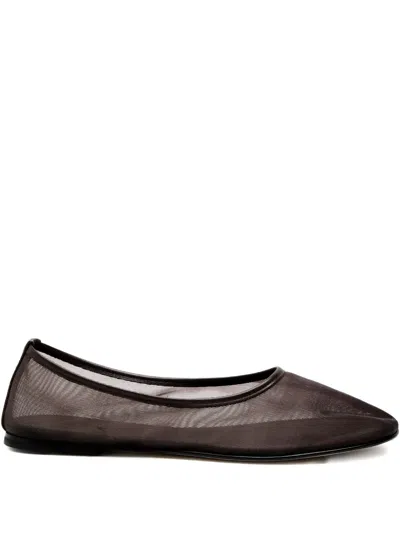 Dear Frances Balla Round-toe Ballet Flats In Brown