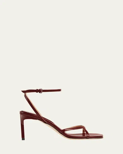 Dear Frances Criss Leather Sandals In Brown