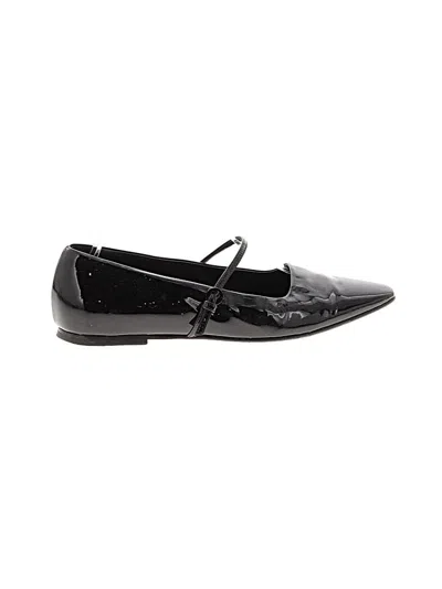 Pre-owned Dear Frances Flats In Black