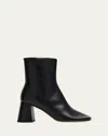 Dear Frances Black Cube Boots In Black