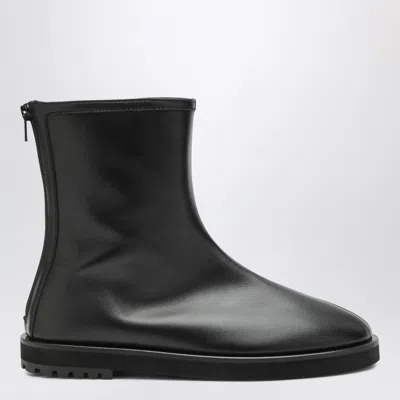 Dear Frances Joss Black Nappa Ankle Boot In Multi