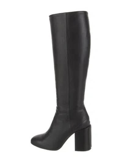 Pre-owned Dear Frances Leather Boots In Black
