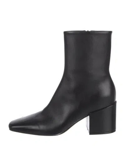 Pre-owned Dear Frances Leather Boots In Black