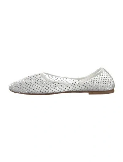 Pre-owned Dear Frances Leather Flats In White