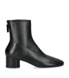 Dear Frances Leather Harlie Ankle Boots 55 In Yellow