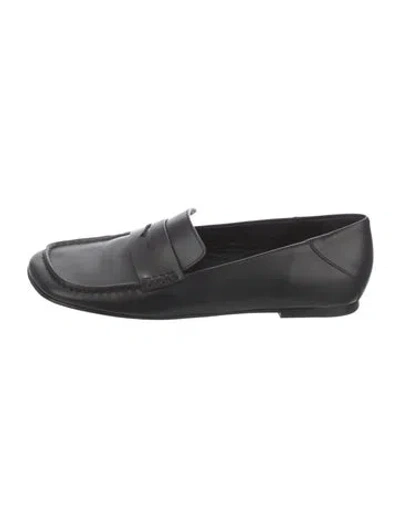 Pre-owned Dear Frances Leather Loafers In Black