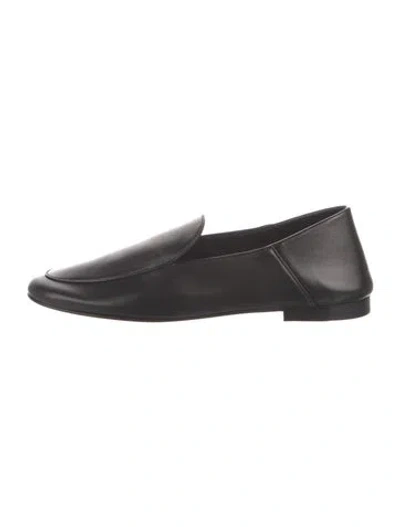 Pre-owned Dear Frances Leather Loafers In Black