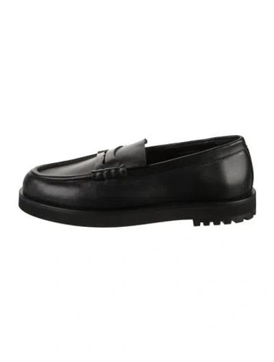Pre-owned Dear Frances Leather Loafers W/ Tags In Black