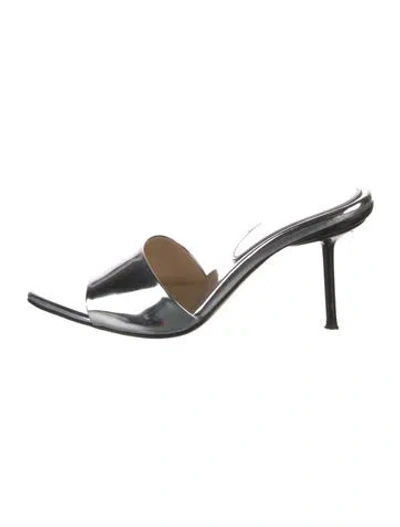 Pre-owned Dear Frances Leather Slides