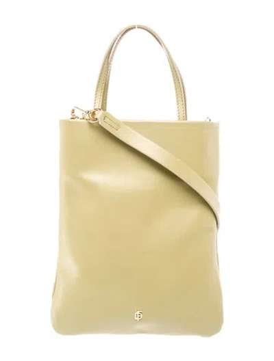 Pre-owned Dear Frances Leather Top Handle Bag In Green