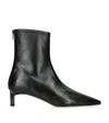 Dear Frances Leather Topo Heeled Boots 45 In Black