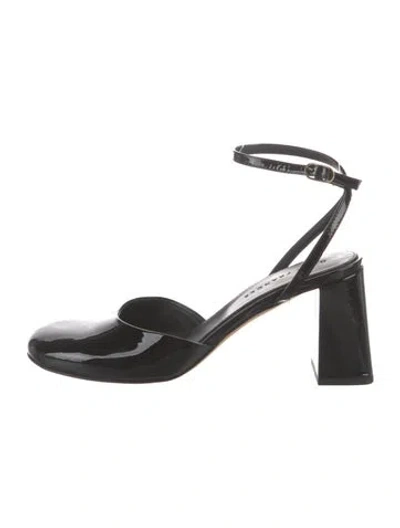 Pre-owned Dear Frances Patent Leather Pumps In Black