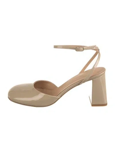 Pre-owned Dear Frances Patent Leather Pumps W/ Tags In Neutral
