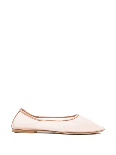 Dear Frances Round-neck Ballet Flat In Neutral