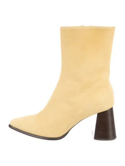 Pre-owned Dear Frances Suede Boots In Multi
