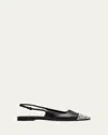 Dear Frances Tia Slingback Flat In Black