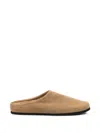 Dear Frances Suede Vico Clogs In Brown
