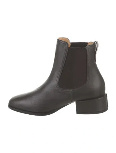 Pre-owned Dear Frances Vintage Leather Chelsea Boots In Brown