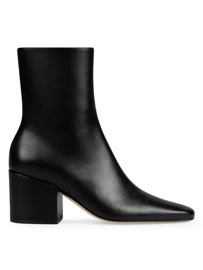 Dear Frances Women's Alma 70mm Leather Ankle Boots In Black