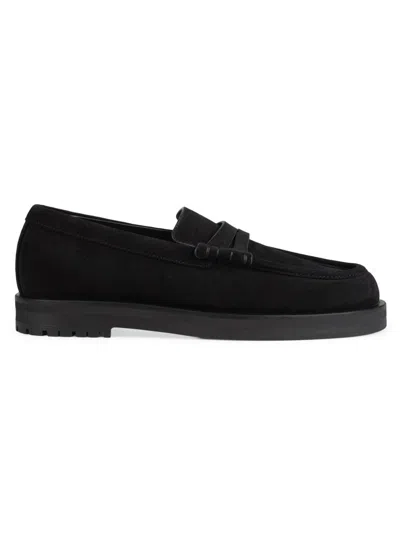 Dear Frances Women's Joss Suede Loafers In Black