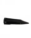 Dear Frances Women's Topo Flat Shoes In Black Patent In Black
