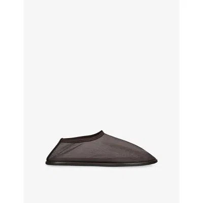Dear Frances Womens Balla Sock Mesh Flats Dark Brown Eur 38/5 Uk