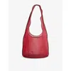 Dear Frances Womens Bordeaux Sacchetto Medium Mesh Shoulder Bag