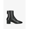 Dear Frances Harlie 45 Leather Ankle Boots In Black