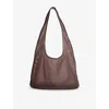 Dear Frances Womens Sacchetto Large Mesh Shoulder Bag Espresso