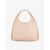 Dear Frances Womens Nude Pink Crystal-embellished Mini Mesh Tote Bag