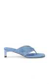 Dear Frances Wrap Mid Heel In Blue