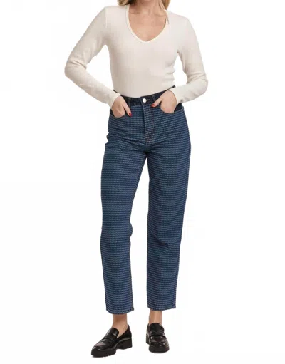 Dear John Denim 90's Straight Fit High Rise Jean In Moonlight In Blue