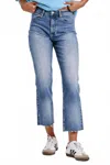 Dear John Denim 90s Super Ankle Straight Jeans In Mozzie In Multi