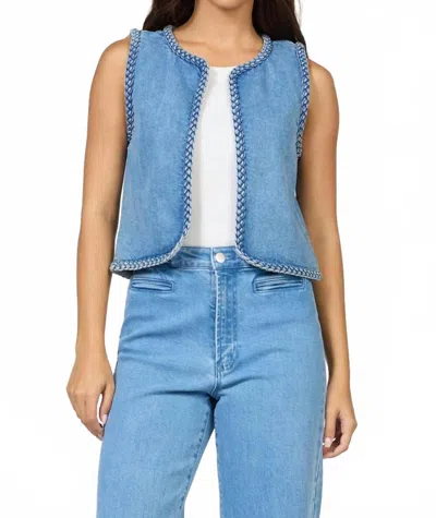 Dear John Denim Abby Vest In Denim In Multi