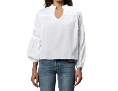 Dear John Denim Adagio V-neck Top In White