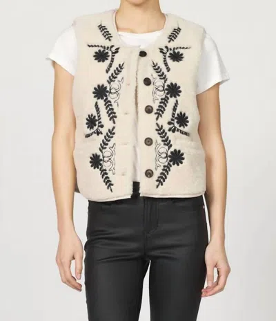 Dear John Denim Adelaide Novelty Vest In Ivory In Neutral