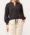Dear John Denim Agathe Pullover Sweater In Black In Brown