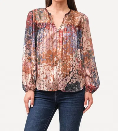 Dear John Denim Alessia Tinsel Blouse In Multi Color
