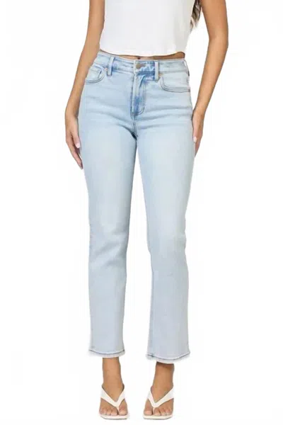 Dear John Denim Anika Straight Leg Jeans In Positano In Blue