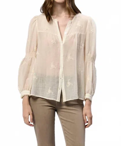Dear John Denim Anna Lisa Top In Cream In Neutral