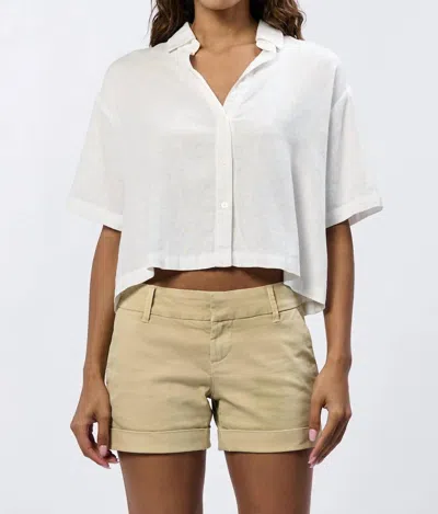 Dear John Denim Ansel Linen Shirt In White