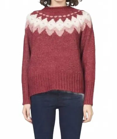 Dear John Denim Ashlynn Sweater In Cherry In Red