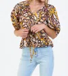 Dear John Denim Athena Top In Painted Lady In Multi