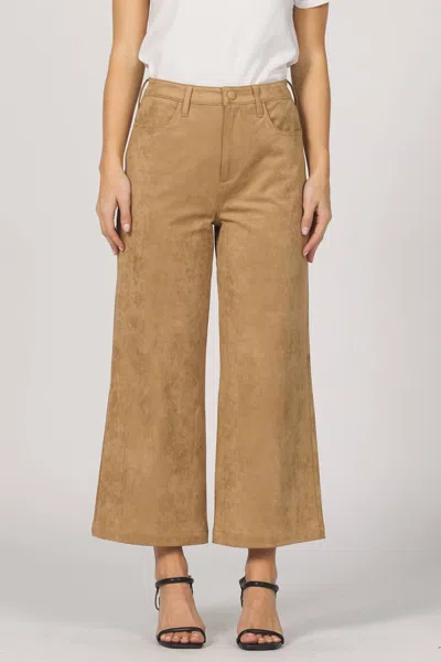 Dear John Denim Audrey Audrey High-rise Cropped Jeans In Toffee In Brown