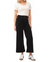 Dear John Denim Audrey Corduroy High Rise Chenille Pants In Black In Black